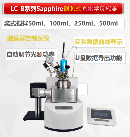 50ML侧照式光化学反应釜